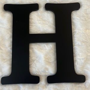 Letter H wall decor